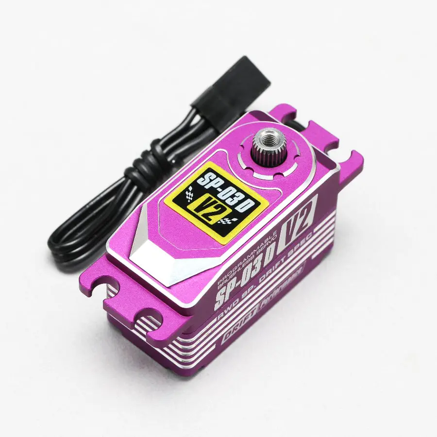 Yokomo Sp-03 Drift Spec. V2 Low Profile Brushless Servo - Purple 1