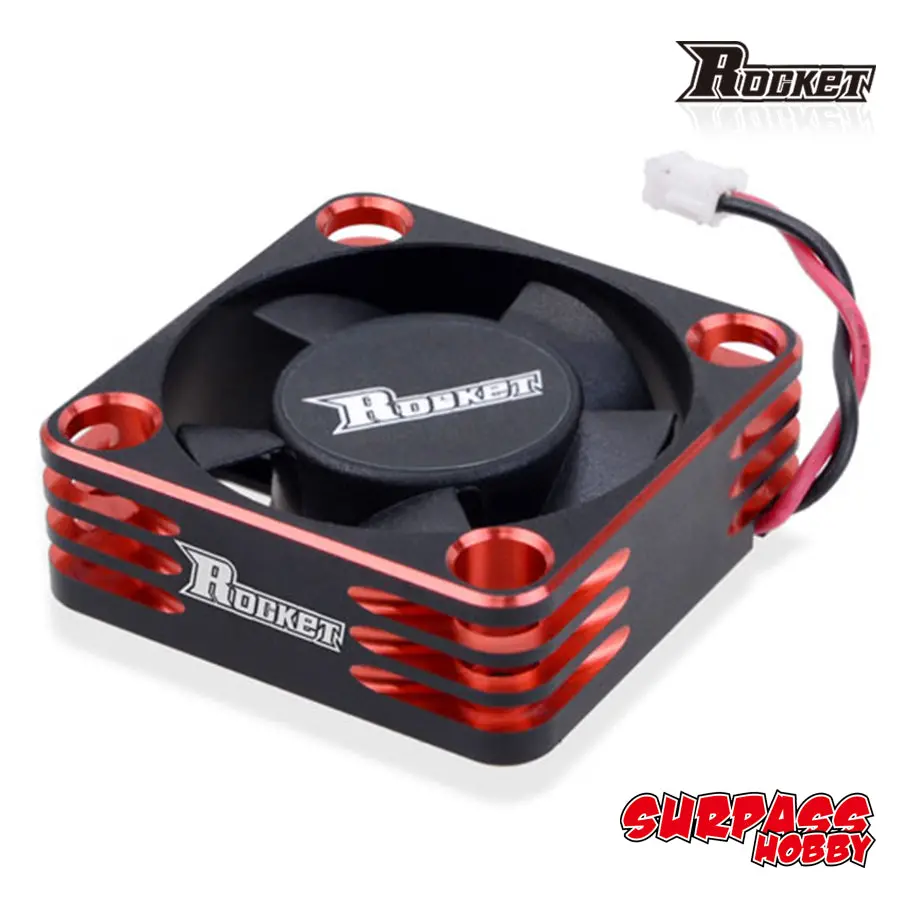 Surpass Hobby Rocket Alum. Frame 30Mm Esc Cooling Fan - Red 1