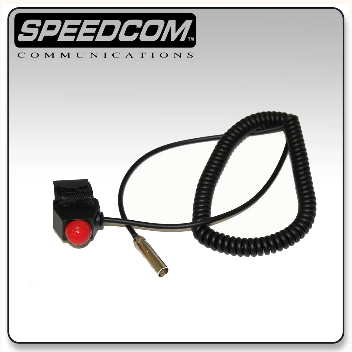 Speedcom Velcro Mount Push To Talk Button 1