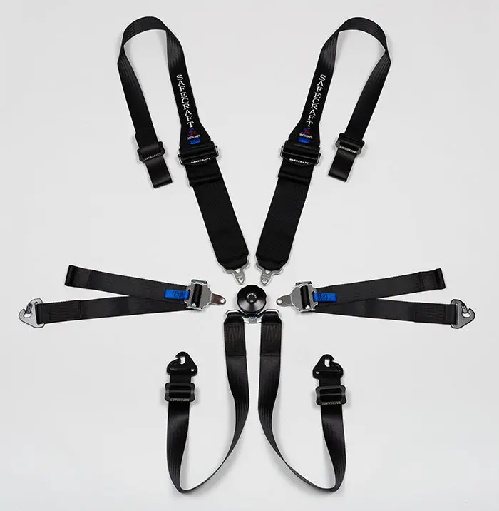 Safecraft 5015 Safety Harness - Fia Certified - Black 1