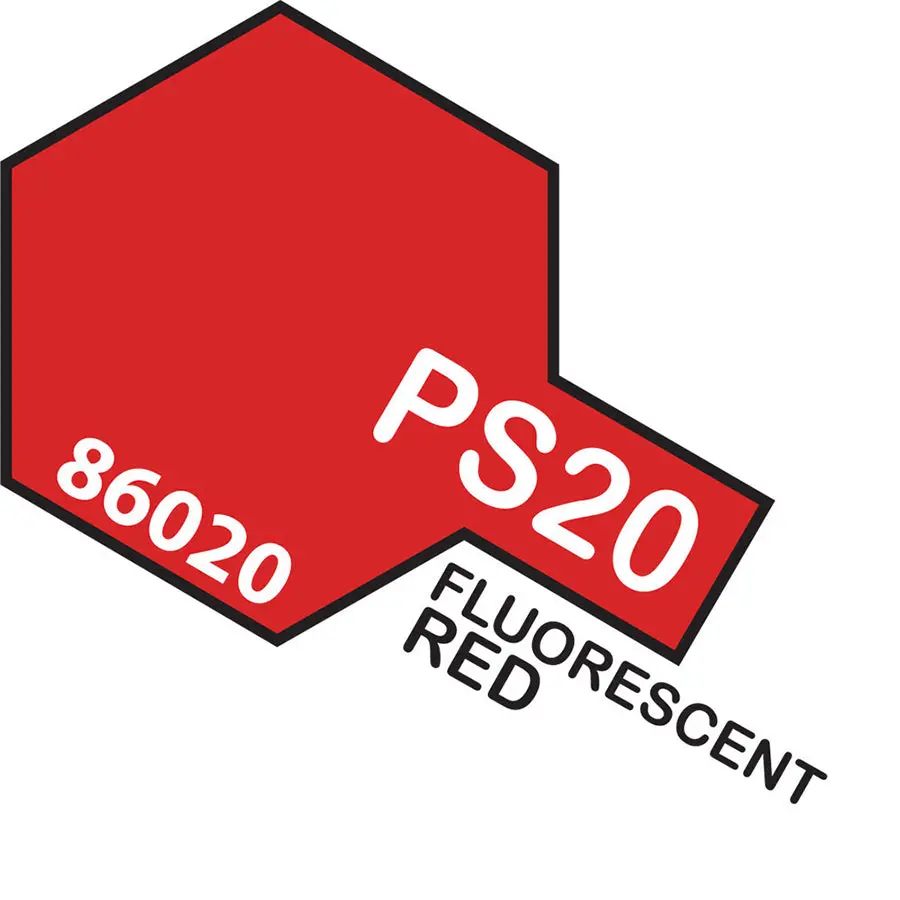 Tamiya Ps-20 Fluorescent Red Spray Paint 1