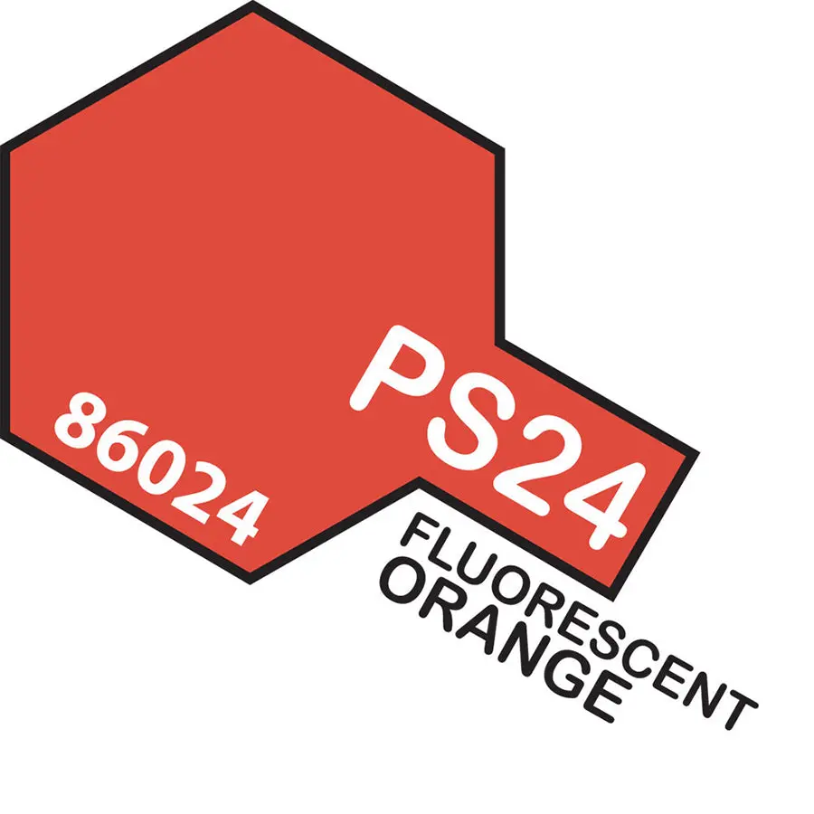 Tamiya Ps-24 Fluorescent Orange Spray Paint 1