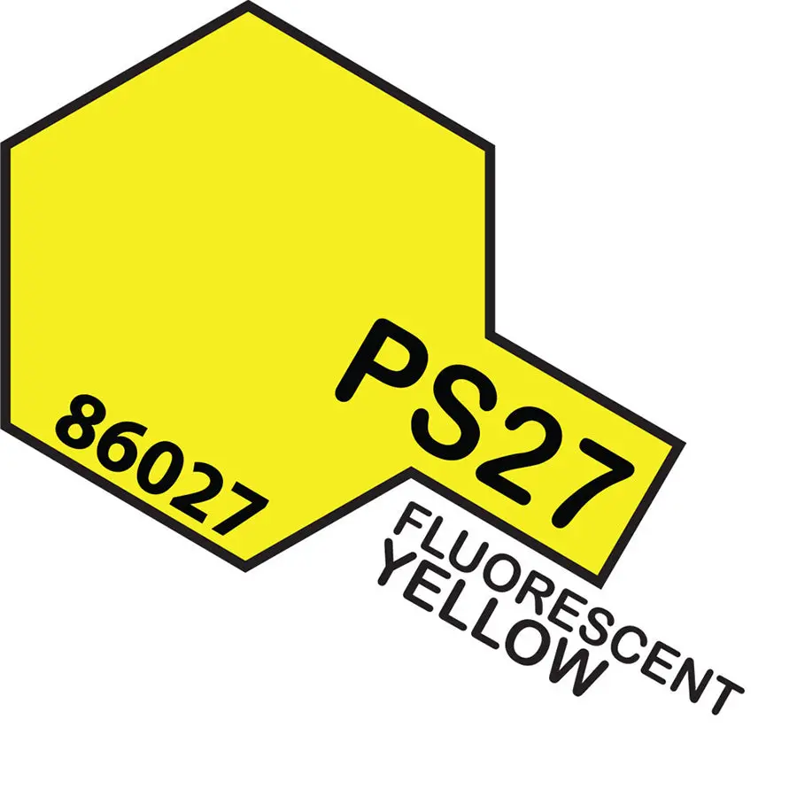 Tamiya Ps-27 Fluorescent Yellow Spray Paint 1