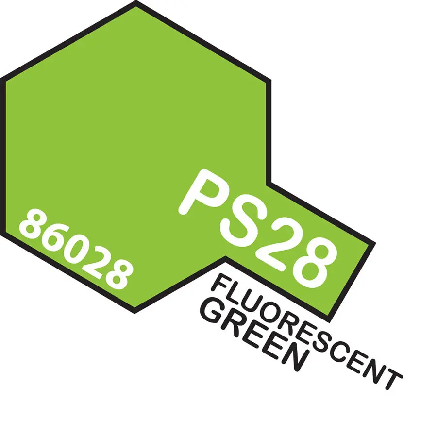 Tamiya Ps-28 Fluorescent Green Spray Paint 1