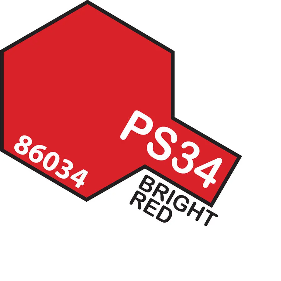 Tamiya Ps-34 Bright Red Spray Paint 1