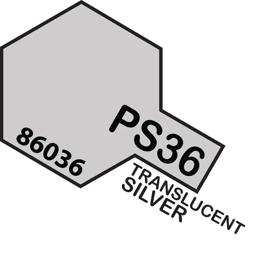 Tamiya Ps-36 Translucent Silver Spray Paint 1