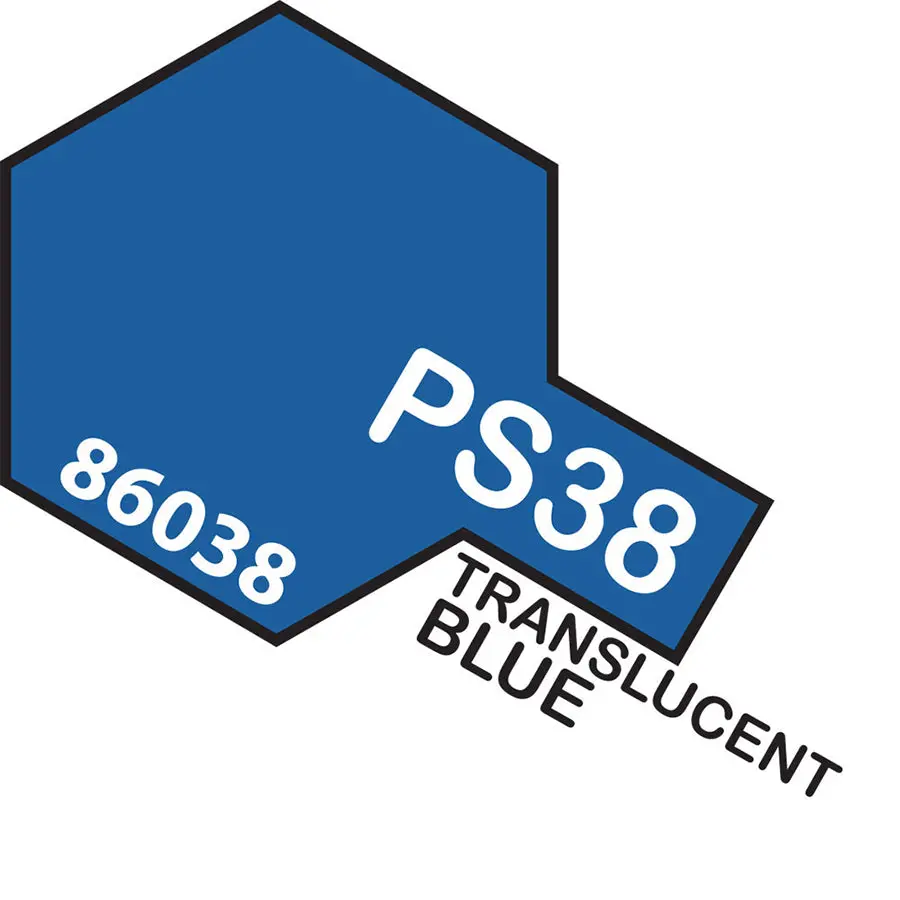 Tamiya Ps-38 Translucent Blue Spray Paint 1
