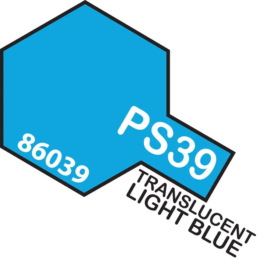 Tamiya Ps-39 Translucent Light Blue Spray Paint 1