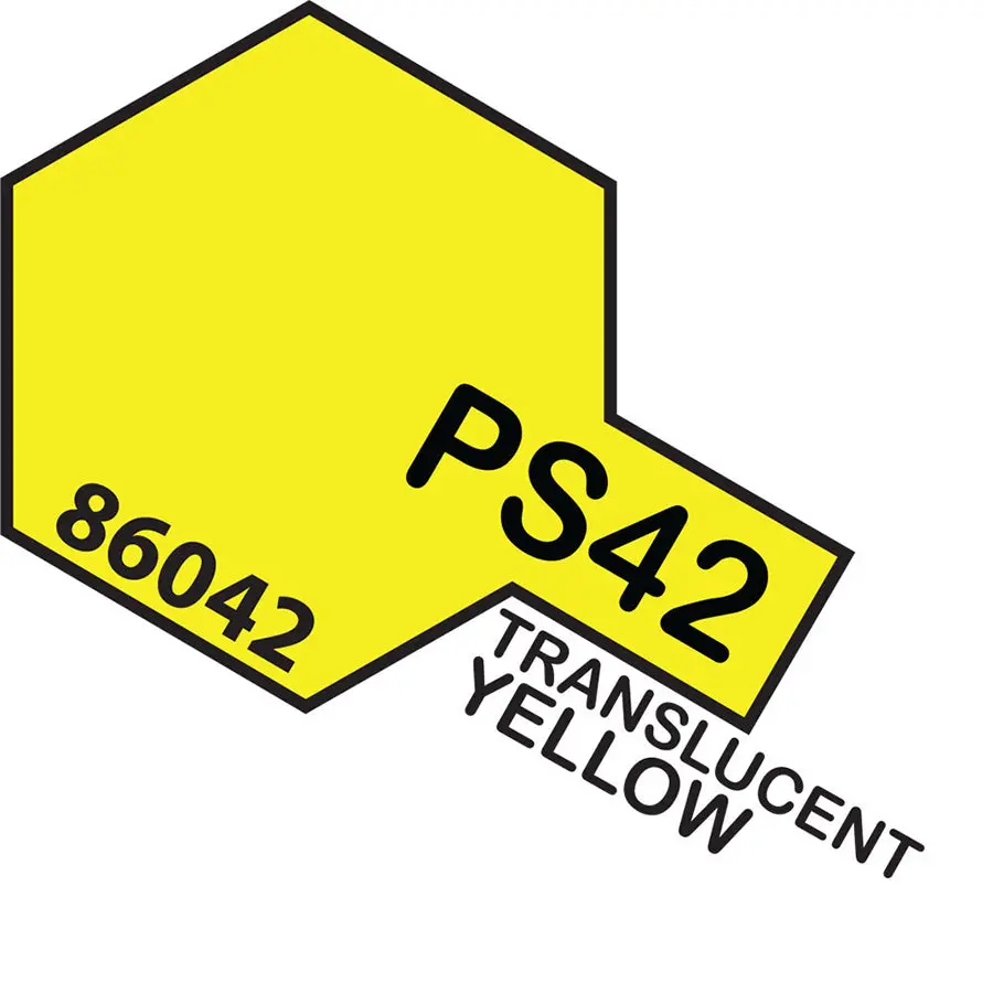 Tamiya Ps-42 Translucent Yellow Spray Paint 1