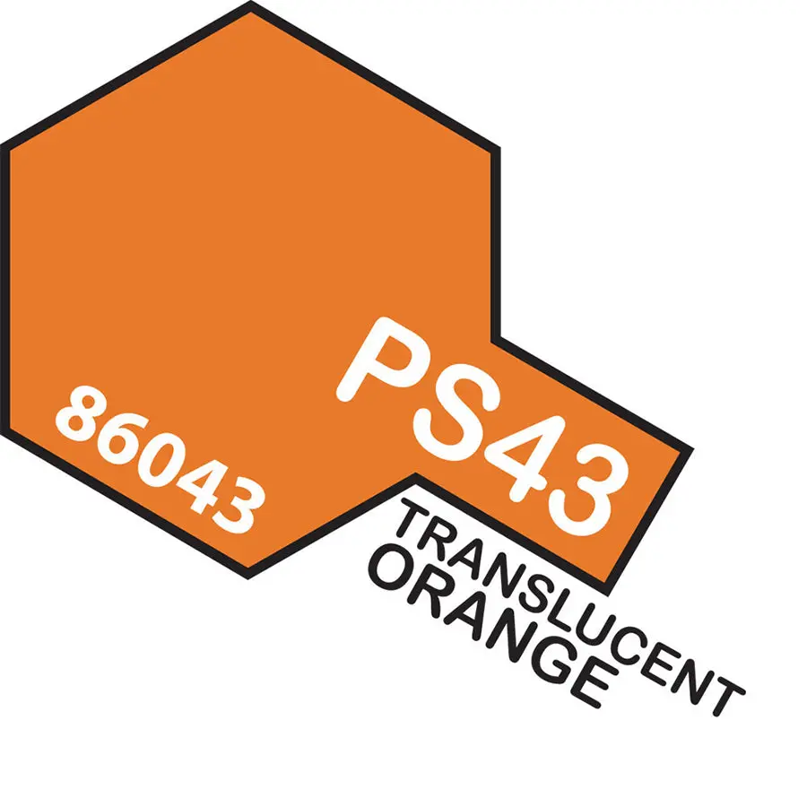 Tamiya Ps-43 Translucent Orange Spray Paint 1