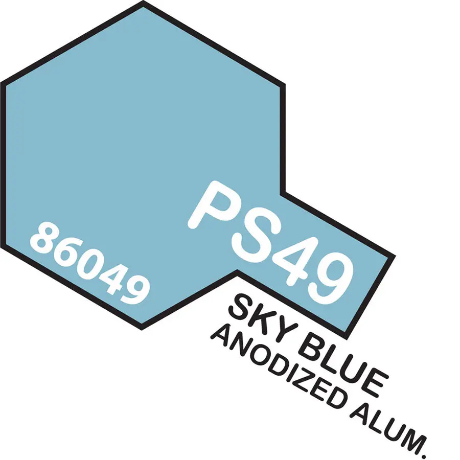 Tamiya Ps-49 Sky Blue Alumite Spray Paint 1