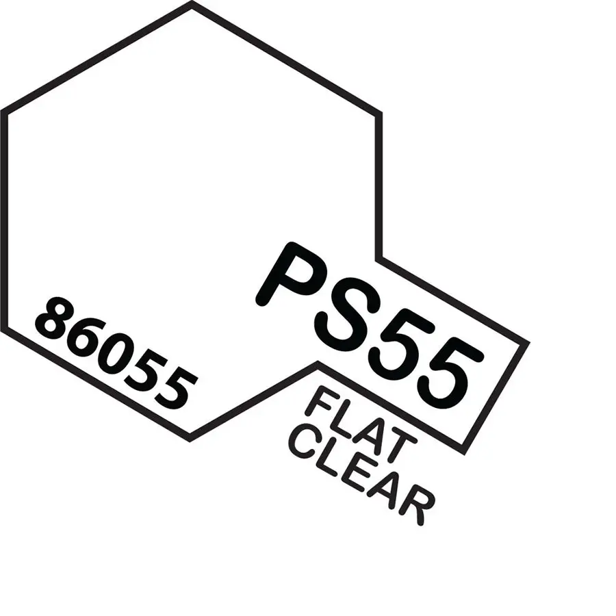 Tamiya Ps-55 Flat Clear Spray Paint 1