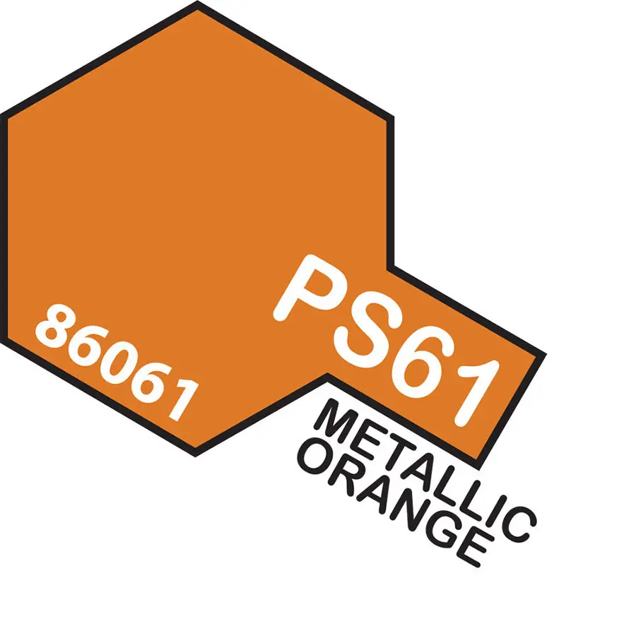 Tamiya Ps-61 Metallic Orange Spray Paint 1