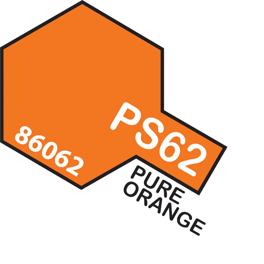 Tamiya Ps-62 Pure Orange Spray Paint 1