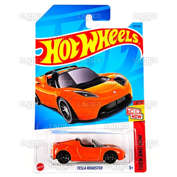 Tesla Roadster #217 Orange - 2023 Hot Wheels 1