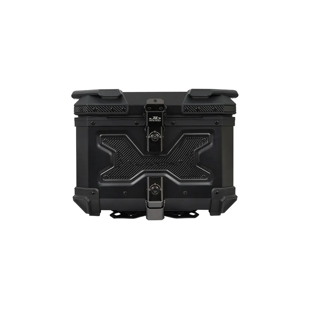 Jb Racing Top Case 45L Robo X Carbon Black Premium With Backrest Pad 1