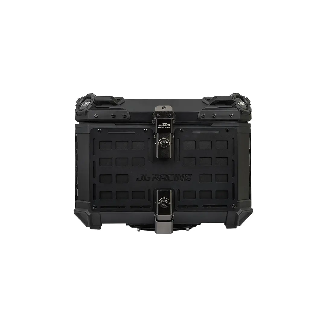Jb Racing Top Case 55L Fence V1.0 Premium Black With Backrest Pad 1