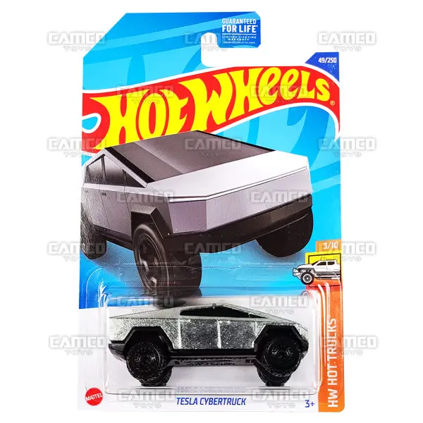 Tesla Cybertruck #49 Silver - 2022 Hot Wheels 1