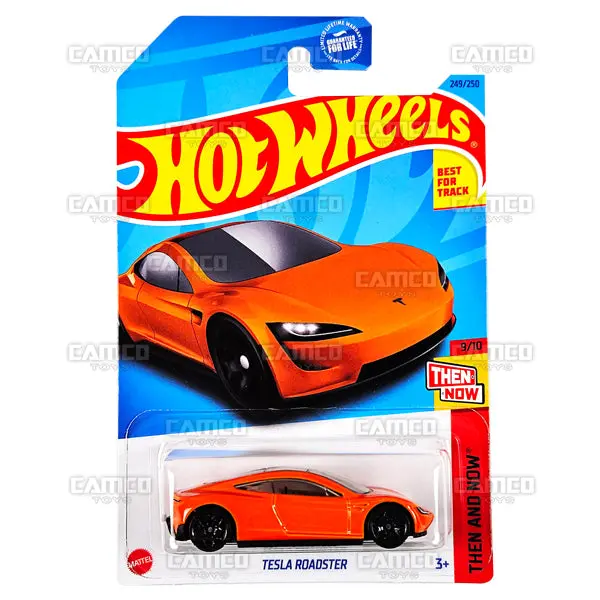Tesla Roadster #249 Orange - 2023 Hot Wheels 1