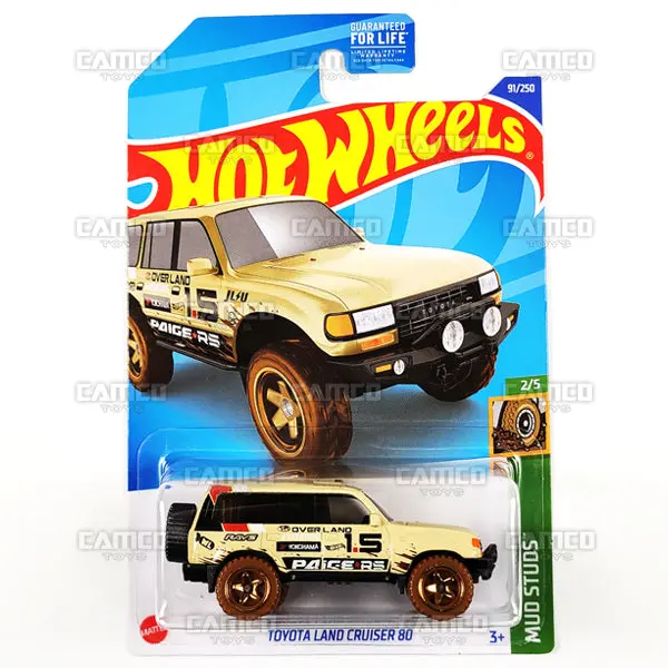 Toyota Land Cruiser 80 #91 Tan - 2022 Hot Wheels 1