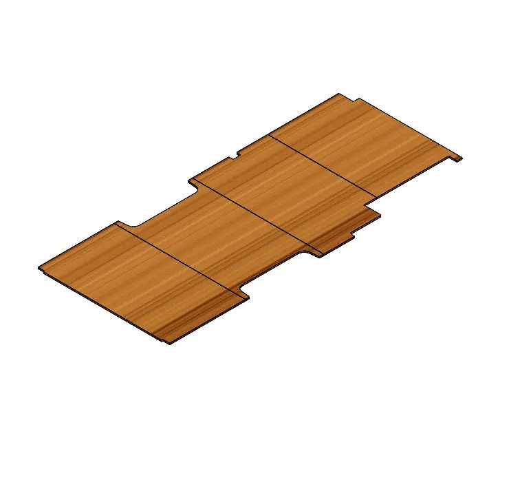Transit Van Cnc Wood Floor Kit 1
