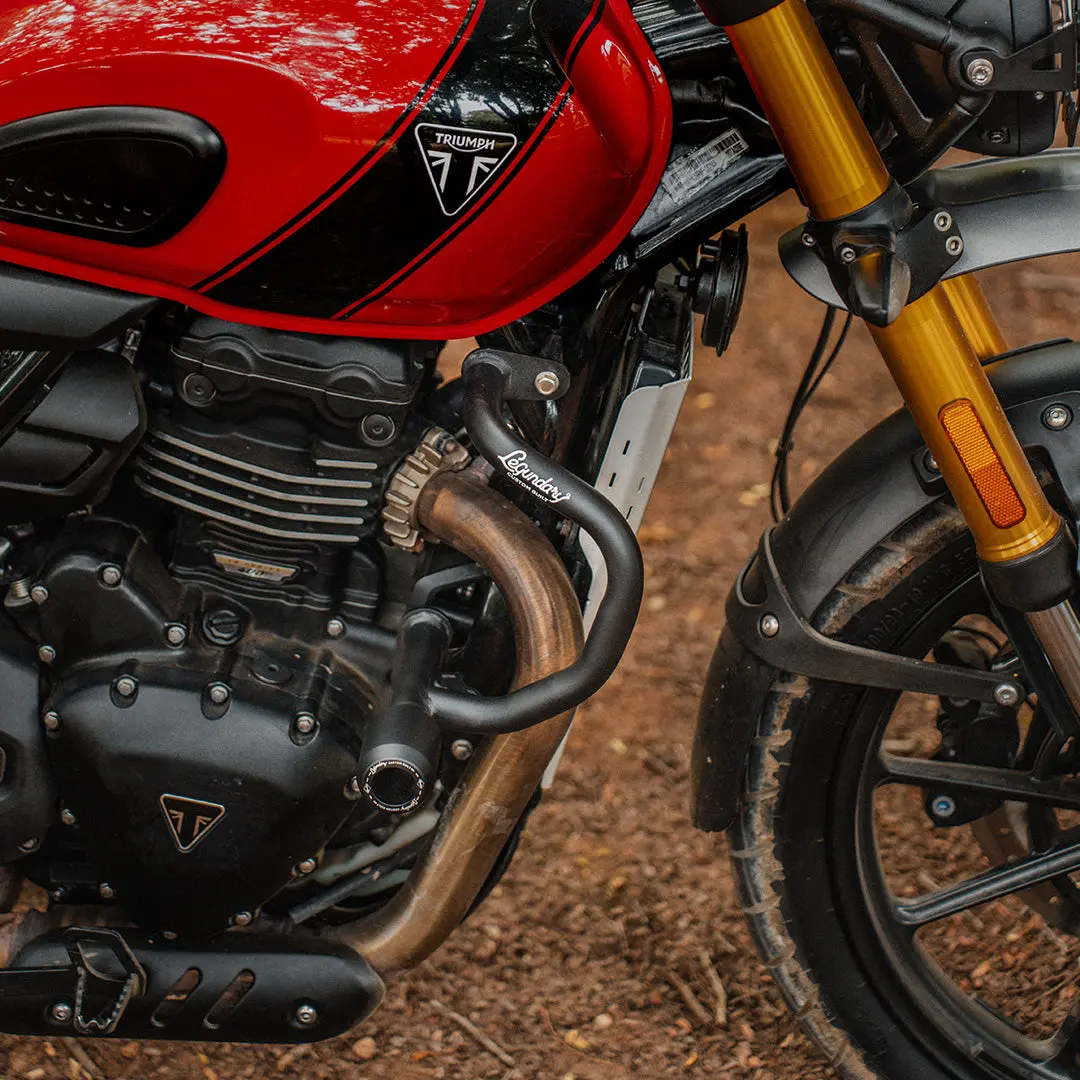 Legundary Triumph Scrambler 400 X Hector Crash Guard Black 1