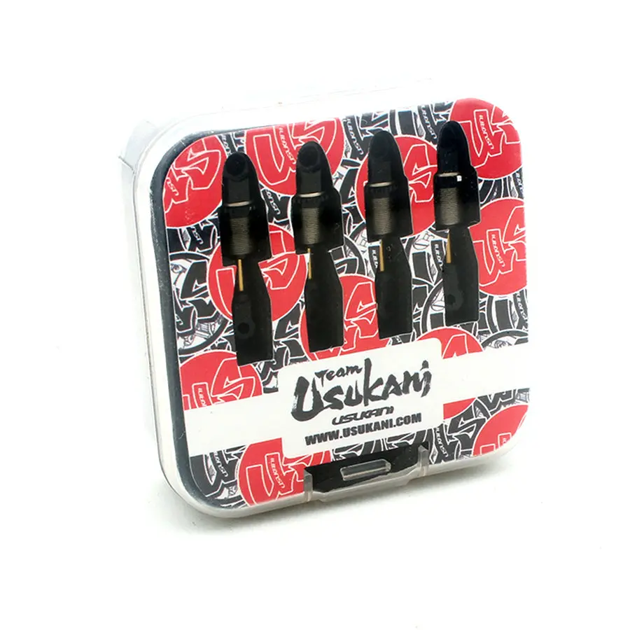 Usukani 1/24 Alum. Hydraulic Shock Set - Black 1