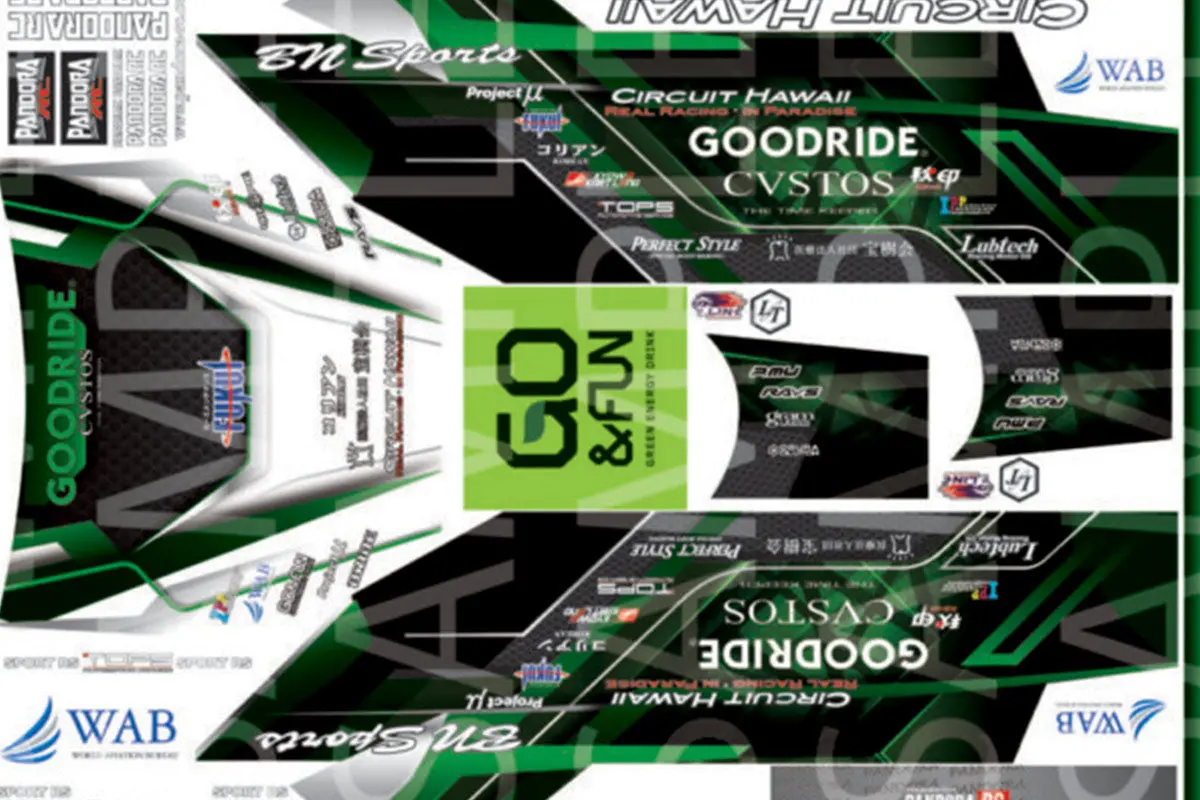 Pandora Rc Jin Horino Spec. Decal Set 1
