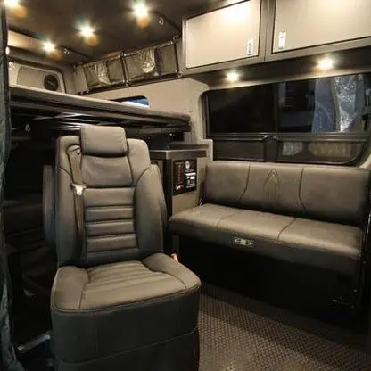 2019+ Sprinter Van Wall Liner Kit, 170" Ext, High Roof, Upholstered (For Upper Cabinets) 1