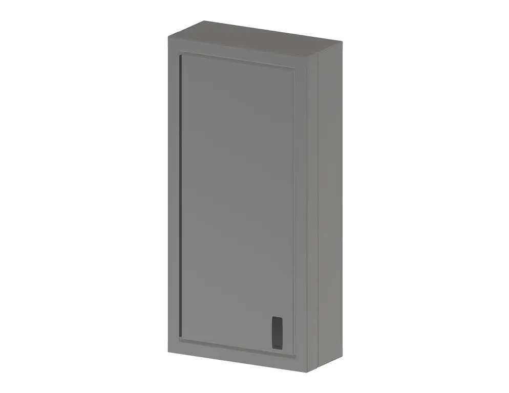 Wall Cabinet, 36"H X 8"D X 18"W 1