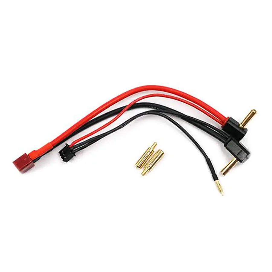 Yeah Racing Right Angle Type Balance Charge Cable W/ T Plug 1