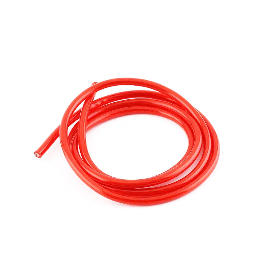 Yeah Racing 12Awg Transparent Wire - Red 1