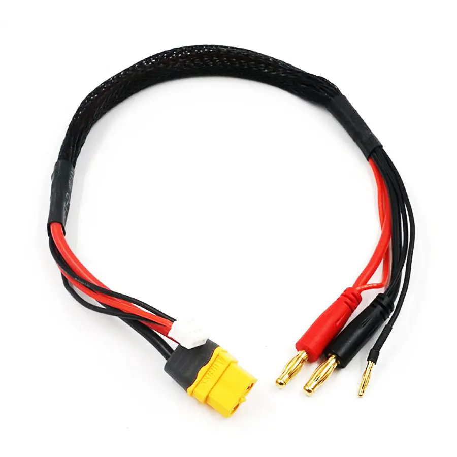 Yeah Racing Xt60 Charge Cable W/ 4Mm Plugs 1