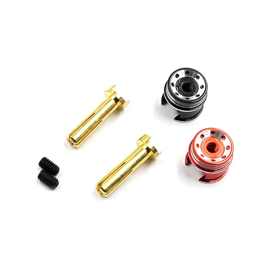 Yeah Racing Alum. Grips Bullet Plug 4Mm 1