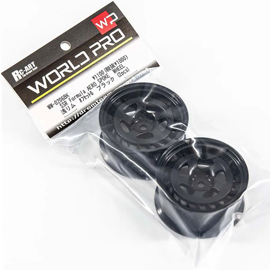 World Pro Ssr Formula Aero Spoke Drift Wheel - Black 1
