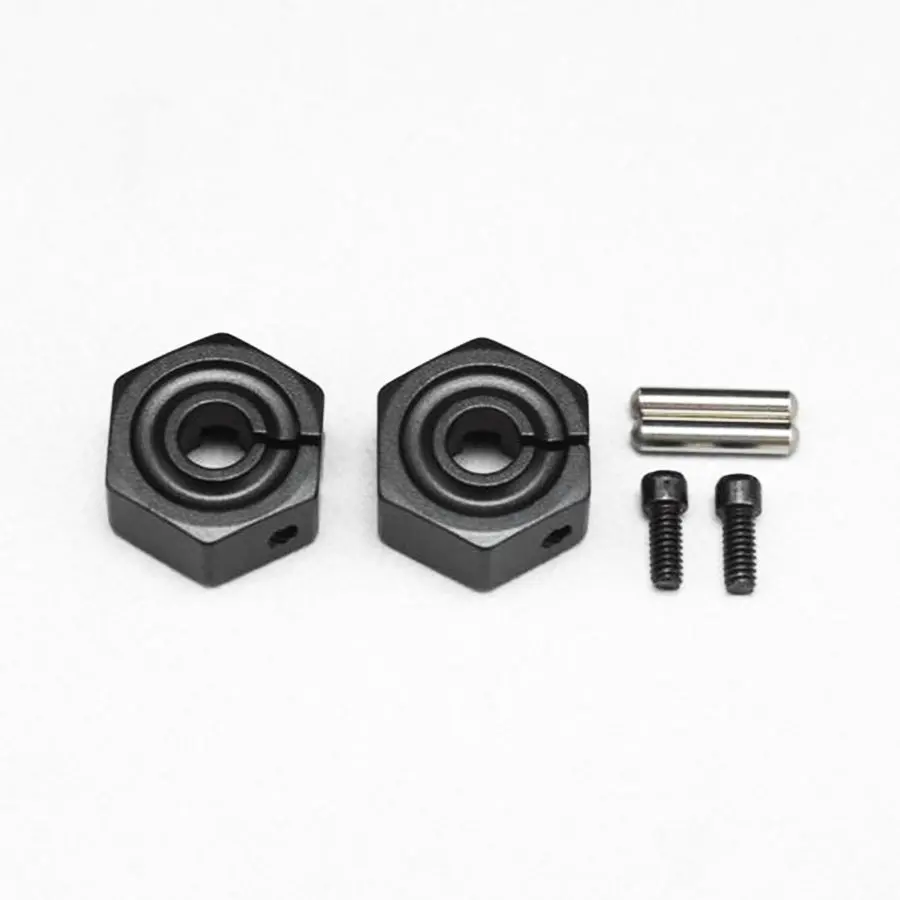 Yokomo Alum. Clamp Wheel Hub 6.0Mm - Black 1