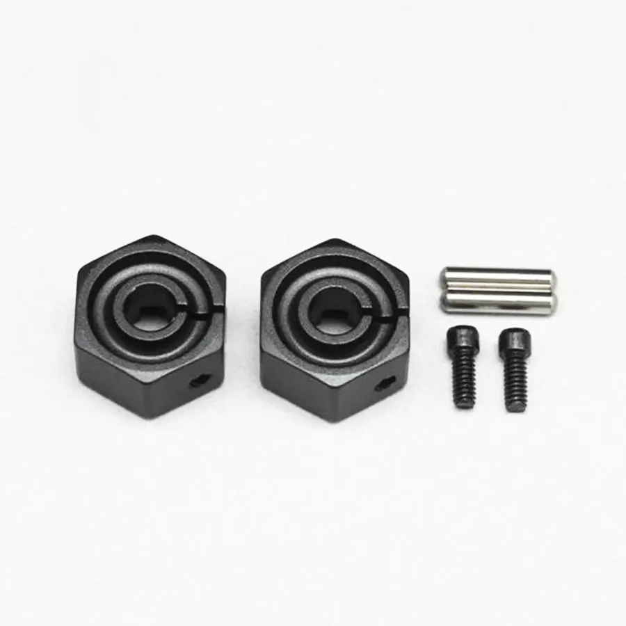 Yokomo Alum. Clamp Wheel Hub 7.0Mm - Black 1