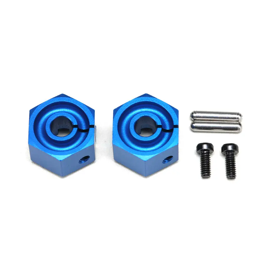 Yokomo Alum. Clamp Wheel Hub 8.0Mm - Blue 1