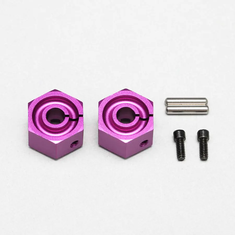 Yokomo Alum. Clamp Wheel Hub 8.0Mm - Purple 1