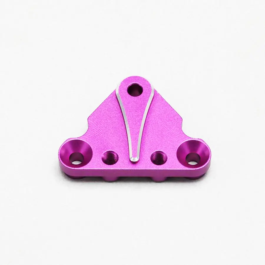 Yokomo Curved Steering Slide Rack Base - Purple 1