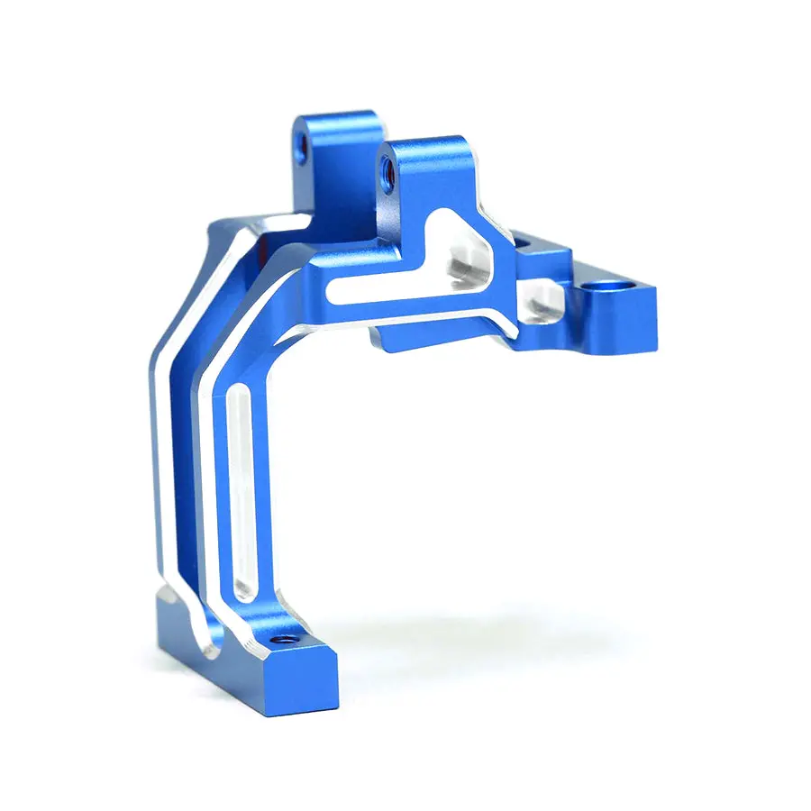 Yokomo Alum. Integrated Lightweight Front Bulkhead - Blue 1