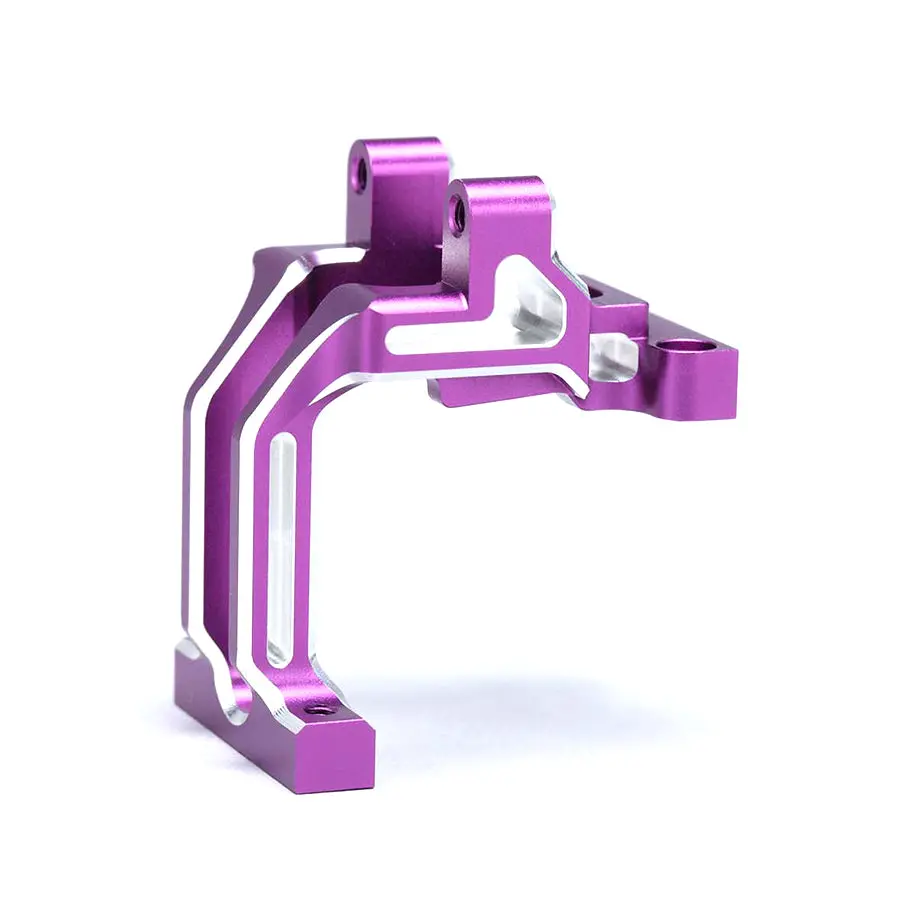 Yokomo Alum. Integrated Lightweight Front Bulkhead - Purple 1