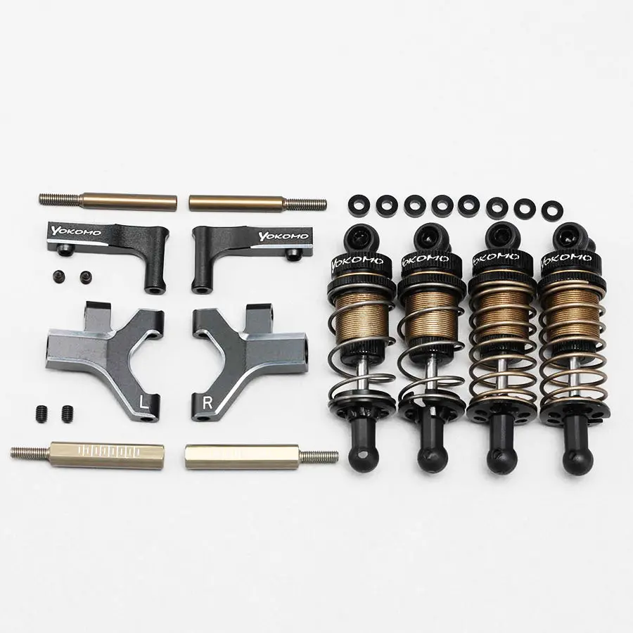 Yokomo Op1 Alum. Front Arm & Oil Damper Set 1