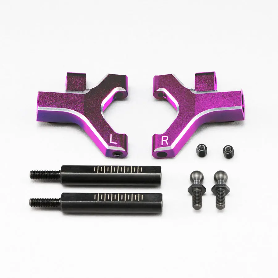 Yokomo Alum. Front Lower Arm - Short Type Purple 1