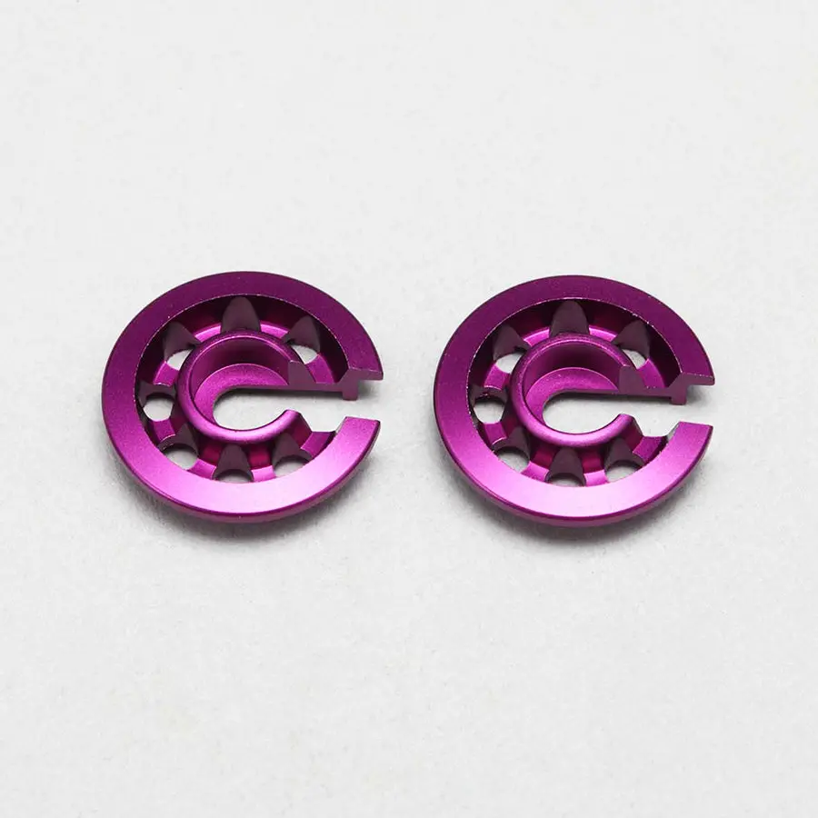 Yokomo Alum. Slf Shock Spring Cup (Short) - Purple 1