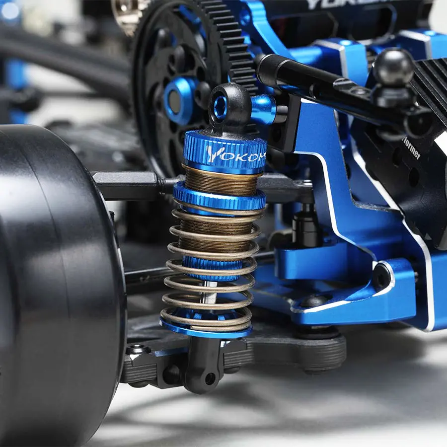 Yokomo Slf Alum. Big Bore Shock Set - Blue 2