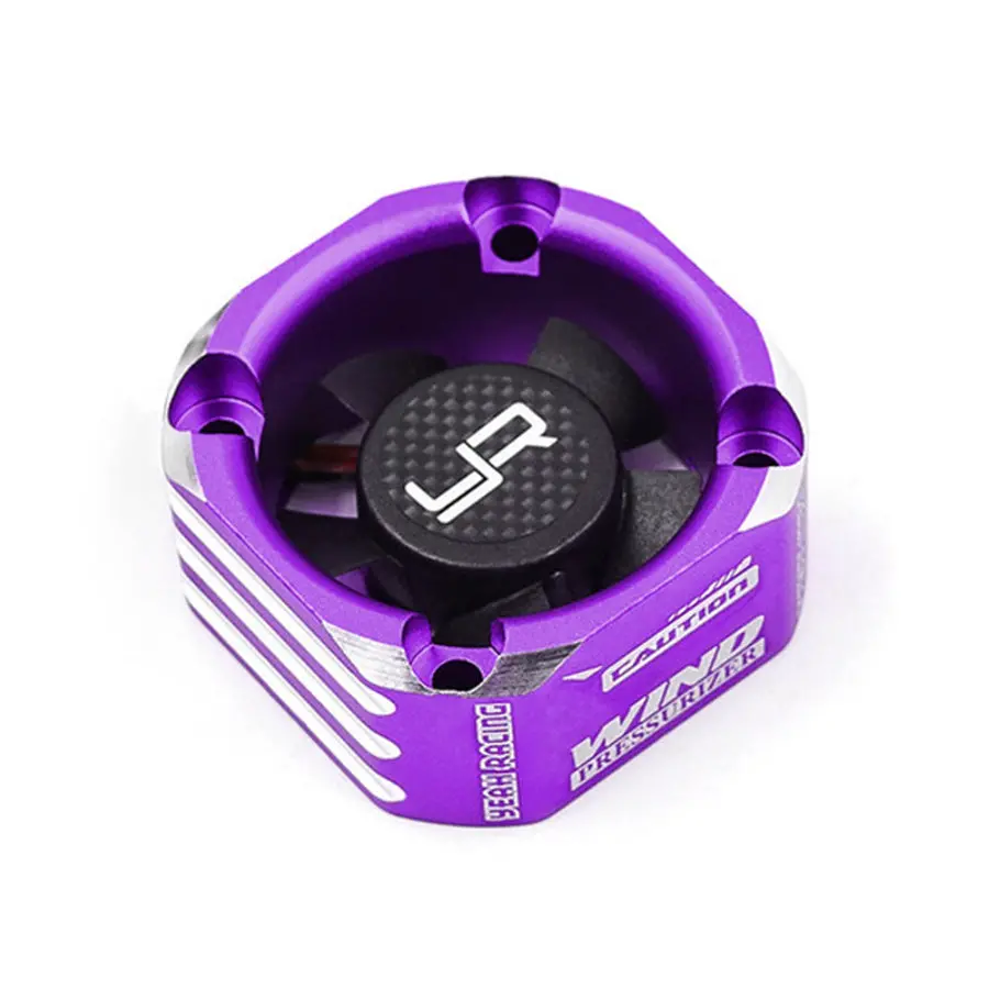 Yeah Racing Tornado Alum. Case Booster Fan 30Mm - Purple 1