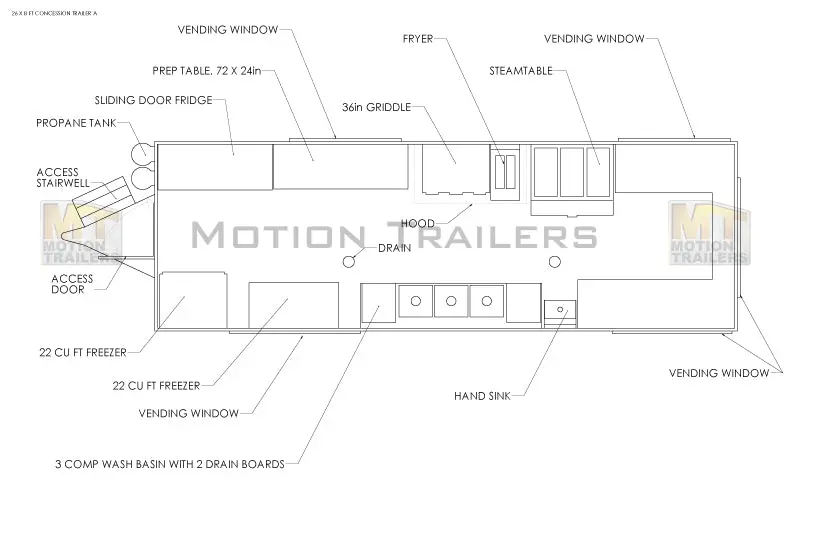 26 X 8 Concession Plan A 1