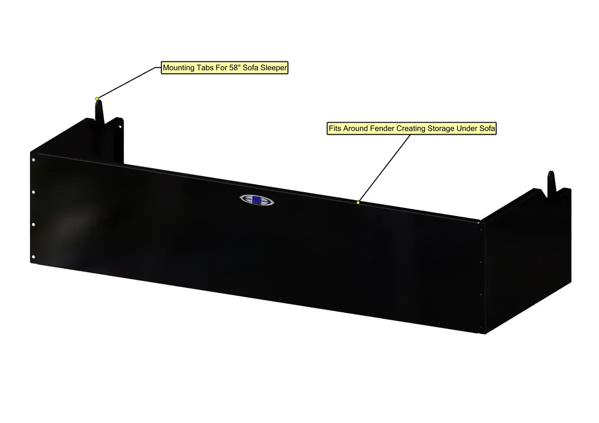 Sofa Storage Box, 58", Deep 1