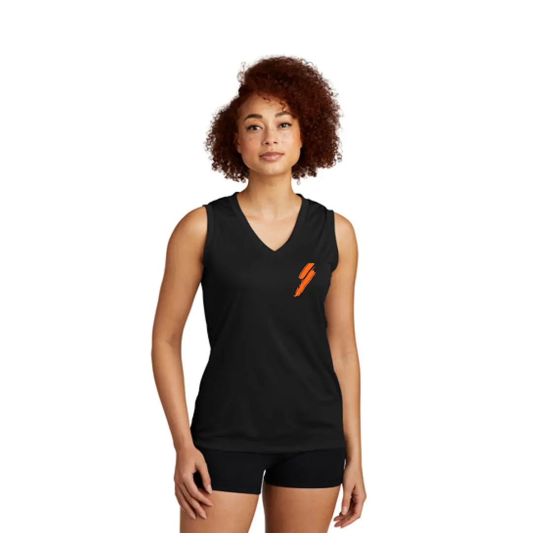Sst V-Neck Tank- Black 1